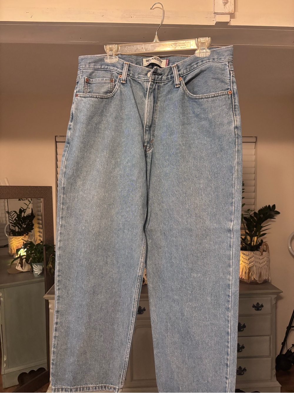 Levi's Light Blue 550 Straight Leg Jeans
